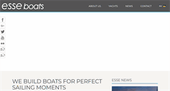 Desktop Screenshot of esseboats.ch