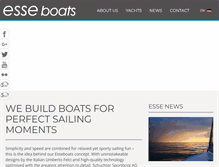 Tablet Screenshot of esseboats.ch